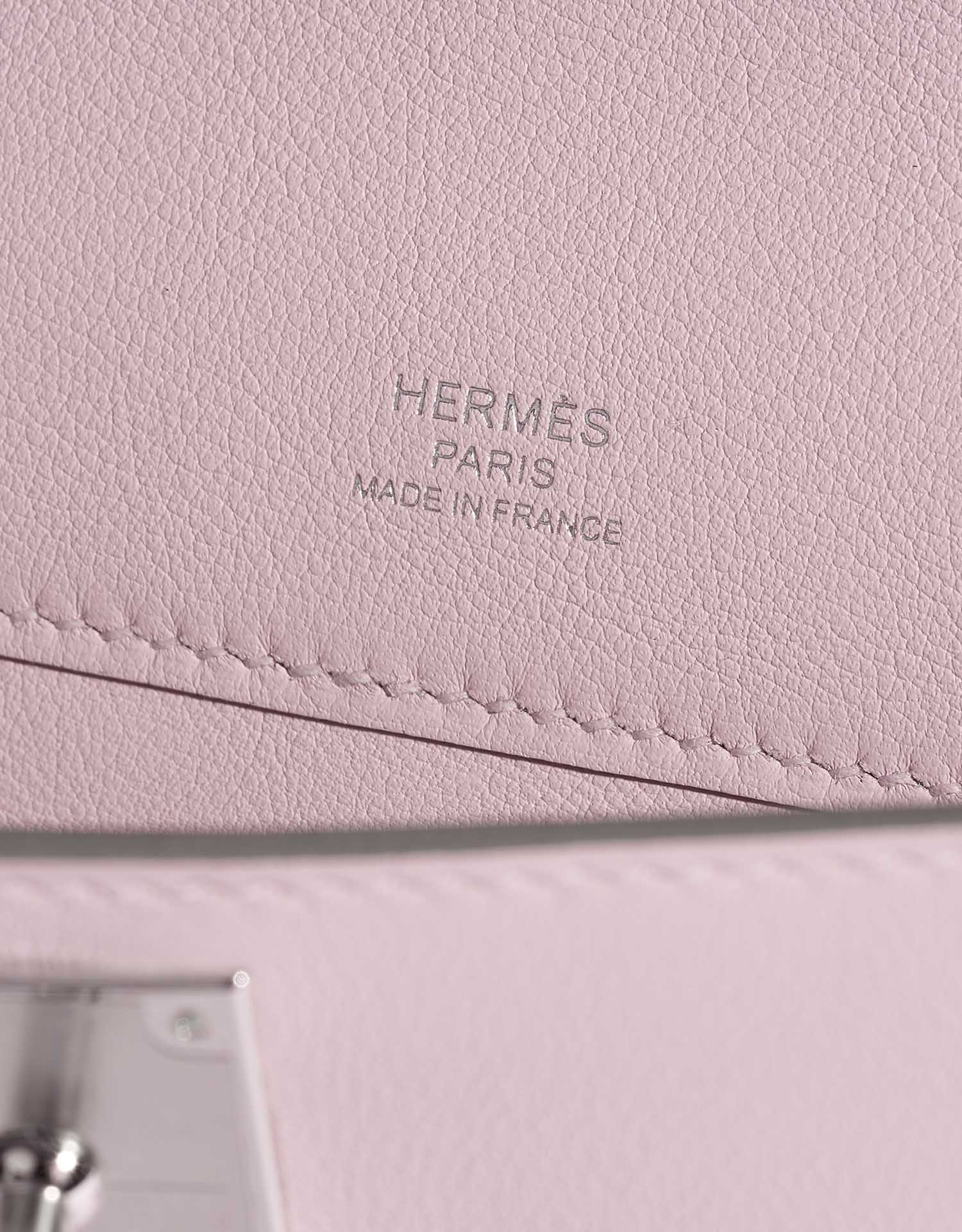 Sac d'occasion Hermès KellyCut Pochette MauvePale Logo| Vendez votre sac de créateur sur Saclab.com