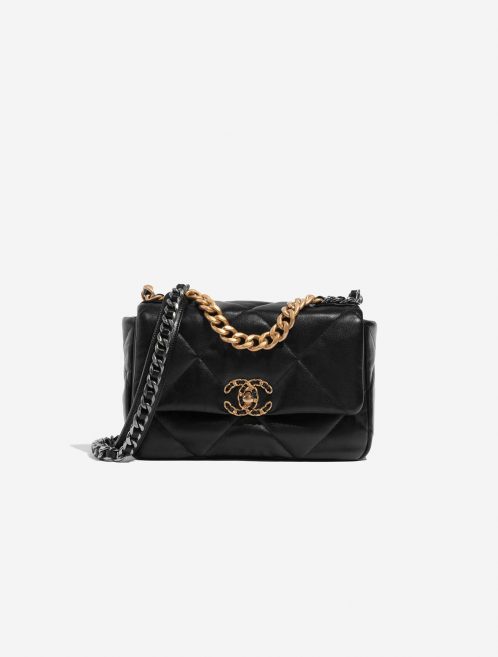 Chanel 19 FlapBag Black Front  | Sell your designer bag on Saclab.com