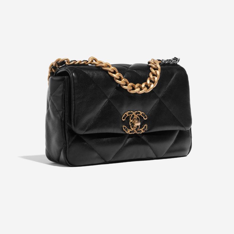 Chanel 19 FlapBag Black Side Front  | Sell your designer bag on Saclab.com