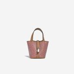 Hermès Picotin 14 ChaiRoseBlanc Front  | Sell your designer bag on Saclab.com