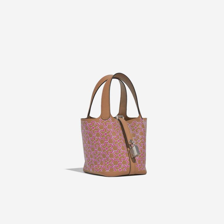 Hermès Picotin 14 ChaiRoseBlanc Side Front | Verkaufen Sie Ihre Designer-Tasche auf Saclab.com