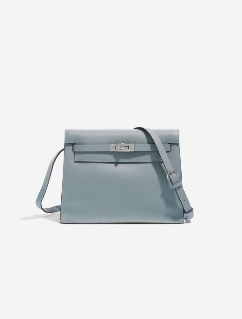 Pre-owned Hermès bag Kelly Danse BlueLin Front | Sell your designer bag on Saclab.com