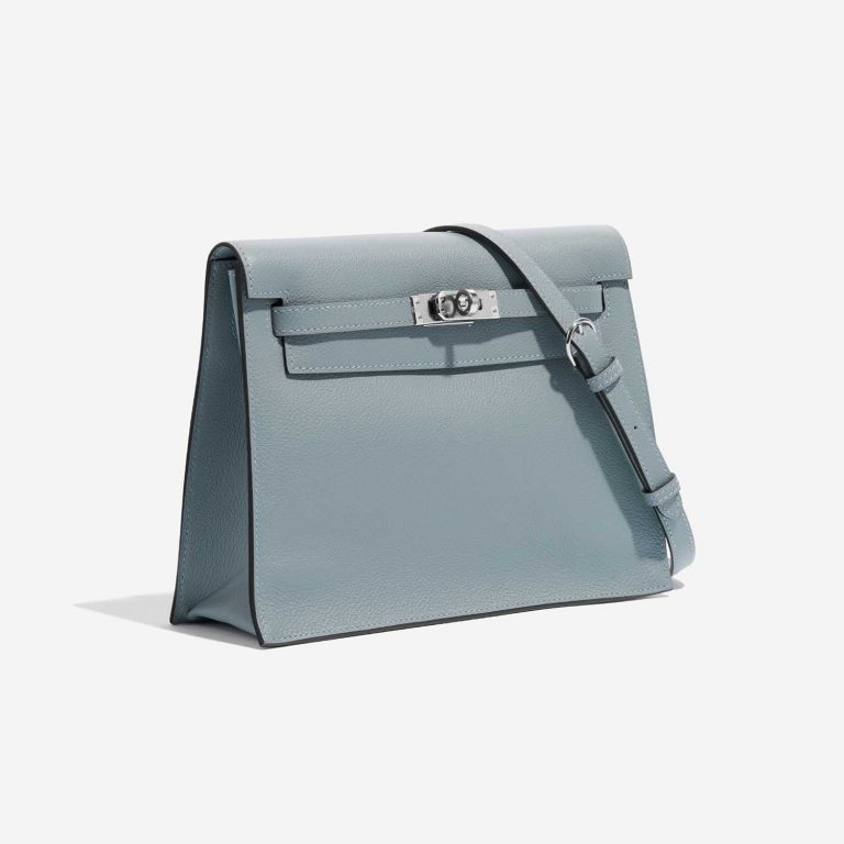 Sac Hermès d'occasion Kelly Danse BlueLin Side Front | Vendez votre sac de créateur sur Saclab.com