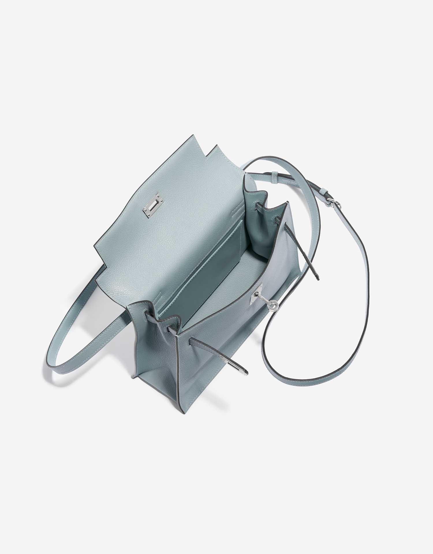 Pre-owned Hermès bag Kelly Danse BlueLin Inside | Sell your designer bag on Saclab.com
