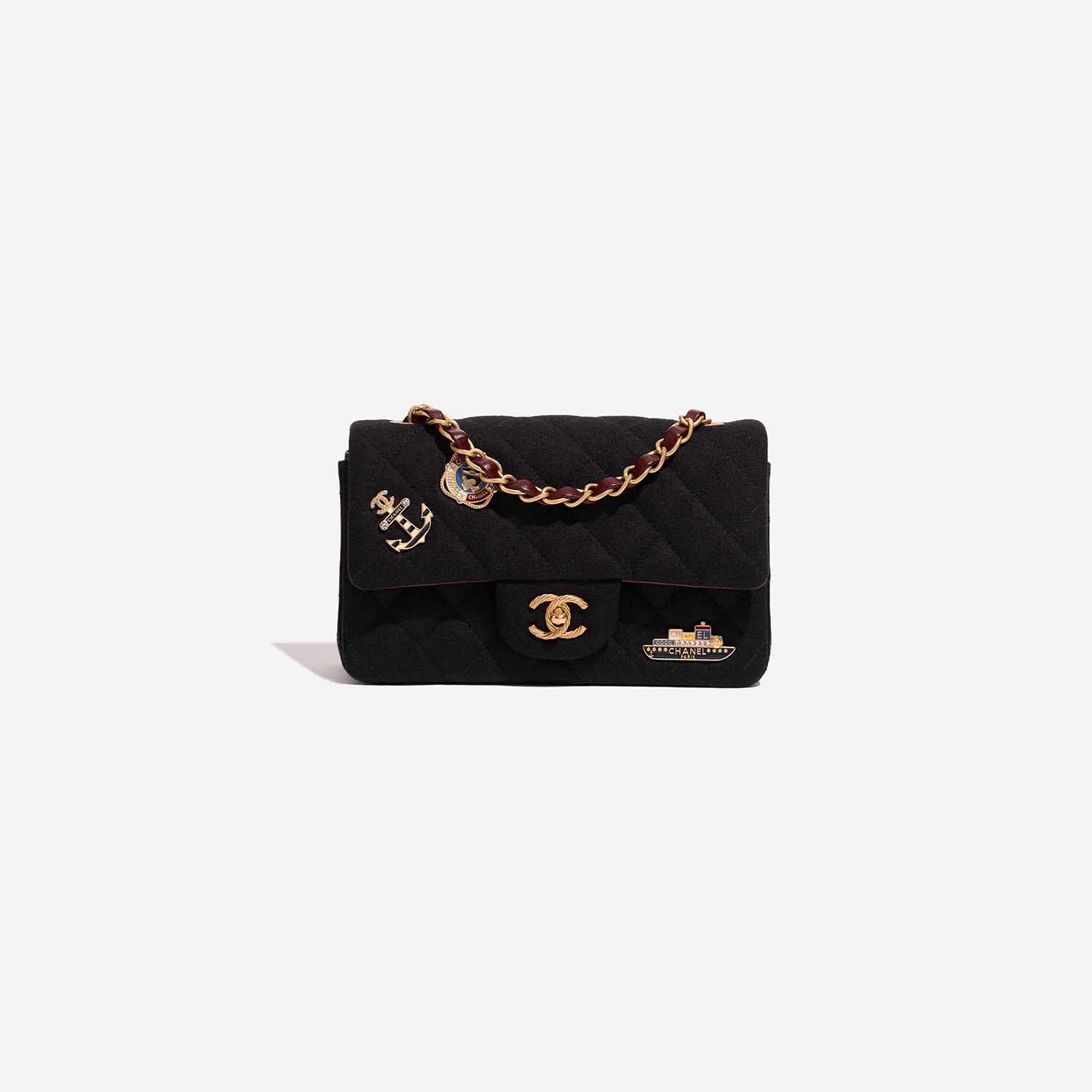 Chanel AP3037 BELT Bag Lambskin Enamel & Gold-Tone Metal Black -  lushenticbags