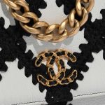Chanel 19 WOC WhiteBlack Closing System  | Sell your designer bag on Saclab.com