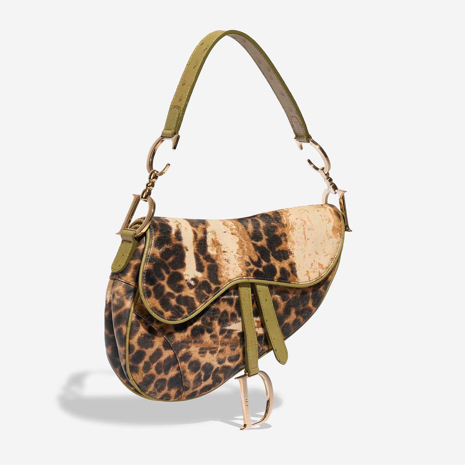 Dior Saddle LeopardPrint Side Front | Vendez votre sac de créateur sur Saclab.com