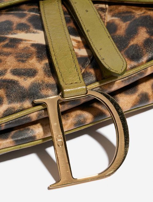 Dior Saddle LeopardPrint Closing System  | Sell your designer bag on Saclab.com