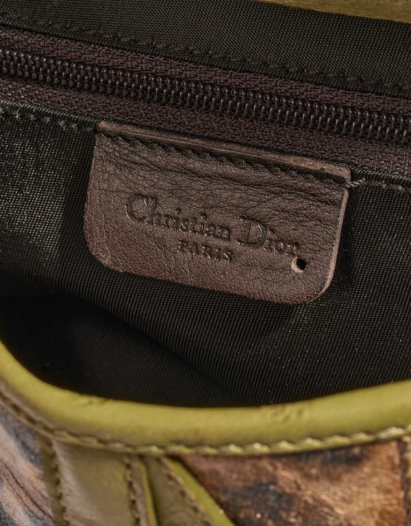 Dior Saddle Calf Leopard Print SACLÀB