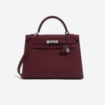 Hermès Kelly 32 RougeImperial Front  | Sell your designer bag on Saclab.com