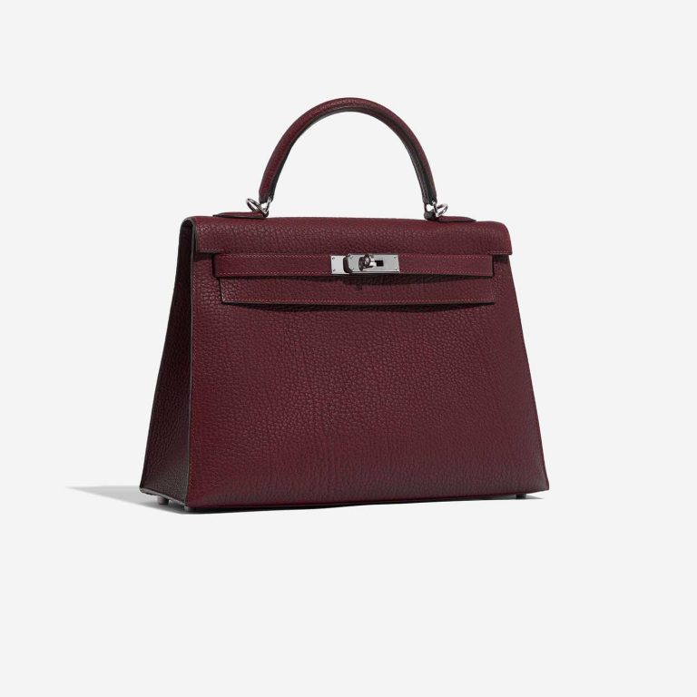 Hermès Kelly 32 RougeImperial Side Front  | Sell your designer bag on Saclab.com