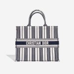 Dior BookTote Large Beige-Blue Front  | Sell your designer bag on Saclab.com