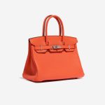 Hermès Birkin 30 OrangePoppy-Blush Side Front  | Sell your designer bag on Saclab.com