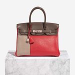 Hermès Birkin 30 Argile-Etoupe-RoseJaipur Front  | Sell your designer bag on Saclab.com