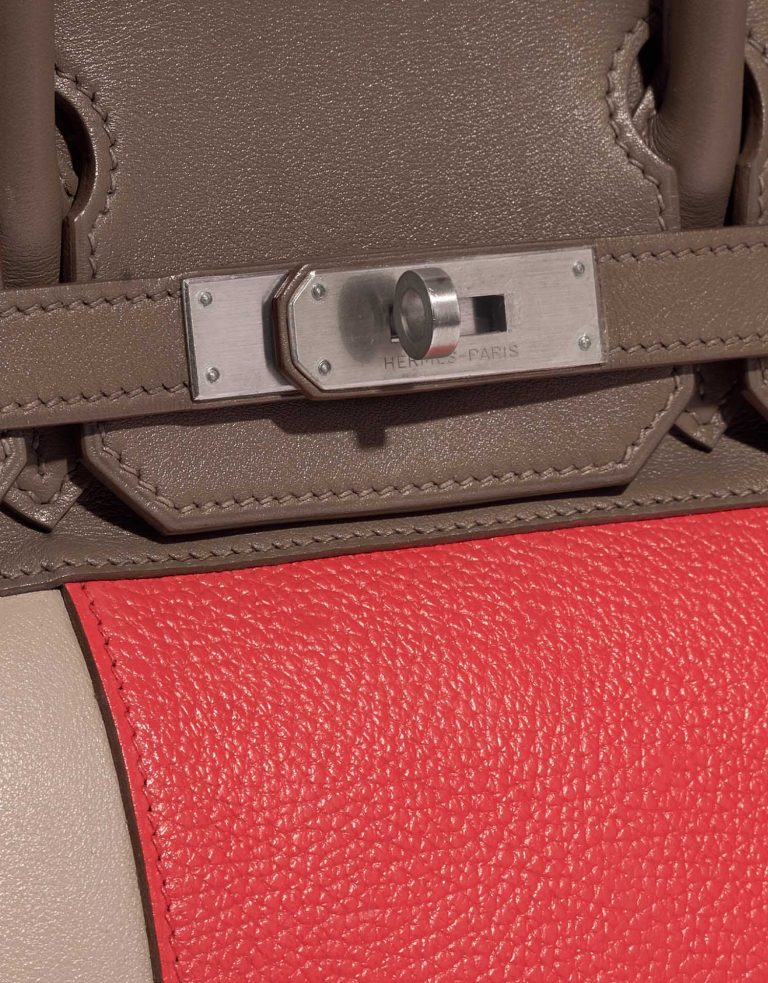 Hermès Birkin 30 Argile-Etoupe-RoseJaipur Front  | Sell your designer bag on Saclab.com