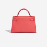 Hermès Kelly Mini RoseJaipur-RougeVif Back  | Sell your designer bag on Saclab.com