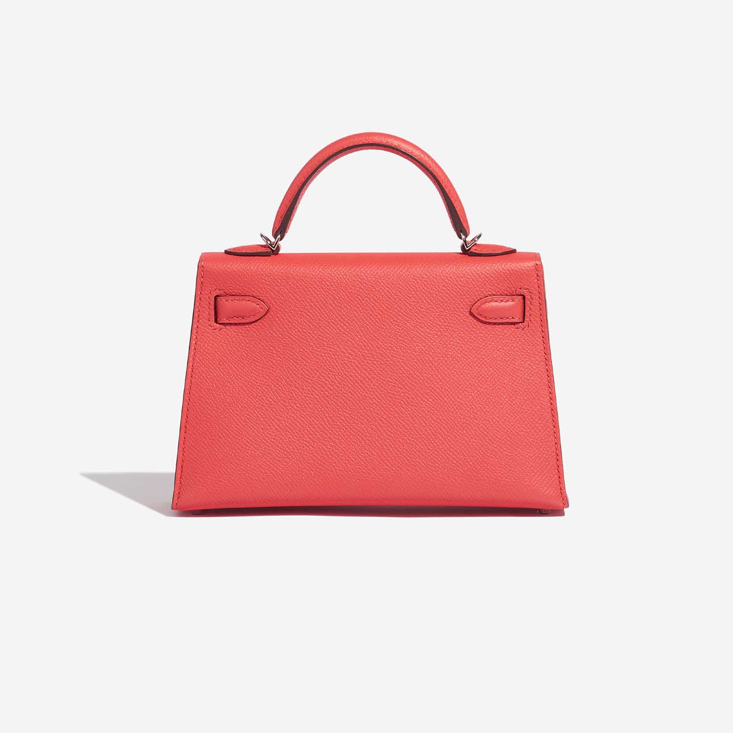 Hermès Kelly Mini RoseJaipur-RougeVif Zurück | Verkaufen Sie Ihre Designertasche auf Saclab.com
