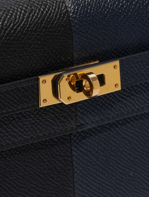 Hermès Kelly ToGo Black-BleuIndigo-BleuFrida Closing System  | Sell your designer bag on Saclab.com