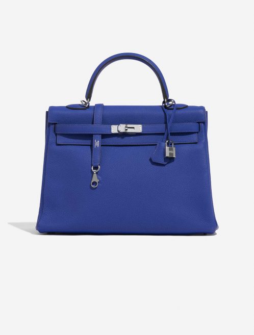 Hermès Kelly 35 BlueElectrique Front | Vendez votre sac de créateur sur Saclab.com