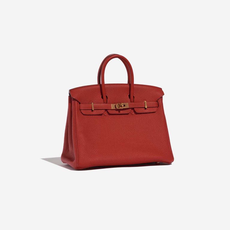 Hermès Birkin 25 RougeVermillion Side Front | Verkaufen Sie Ihre Designer-Tasche auf Saclab.com