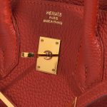 Hermès Birkin 25 RougeVermillion Logo  | Sell your designer bag on Saclab.com