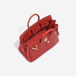 Hermès Birkin 25 RougeVermillion Inside  | Sell your designer bag on Saclab.com