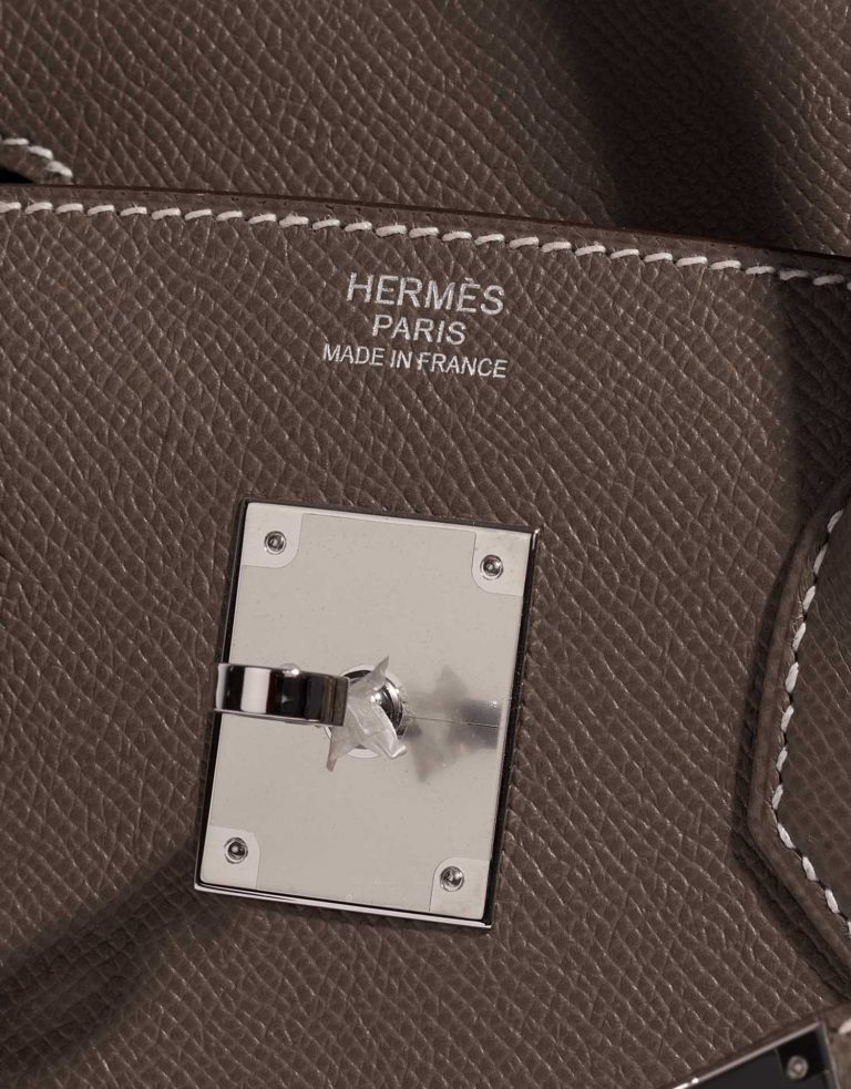 Hermès Birkin 30 Etoupe Logo  | Sell your designer bag on Saclab.com