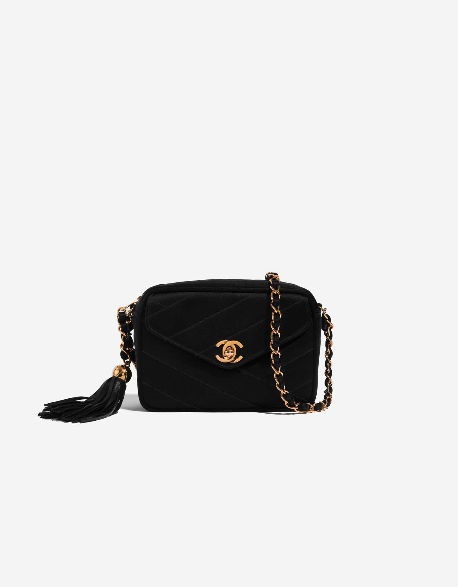Chanel Camera Bag Silk Black | SACLÀB
