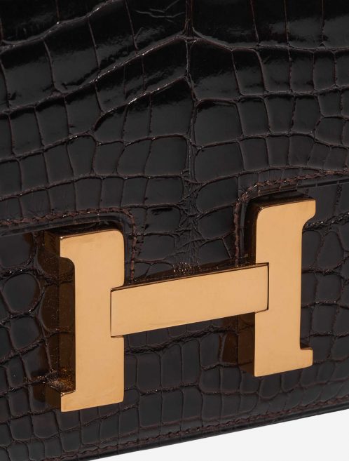 Hermès Constance 18 Macassar Closing System  | Sell your designer bag on Saclab.com