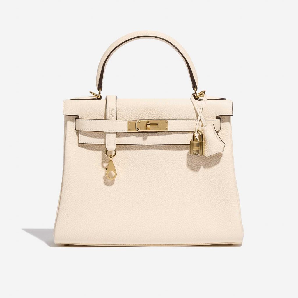 Hermès Kelly 28 Taurillon Clemence Nata | SACLÀB