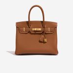 Hermès Birkin 30 Gold Front  | Sell your designer bag on Saclab.com