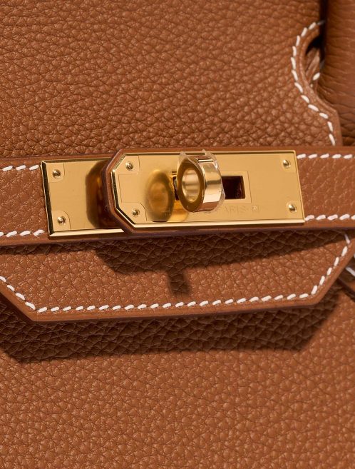 Hermès Birkin 30 Gold Closing System  | Sell your designer bag on Saclab.com