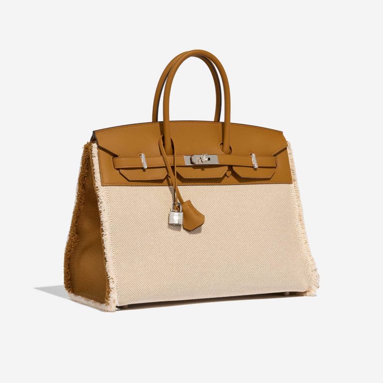 Hermès Birkin Fray 35 Toile / Swift Sesame | SACLÀB