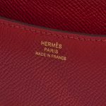 Hermès Constance 18 RougeGrenat Logo  | Sell your designer bag on Saclab.com