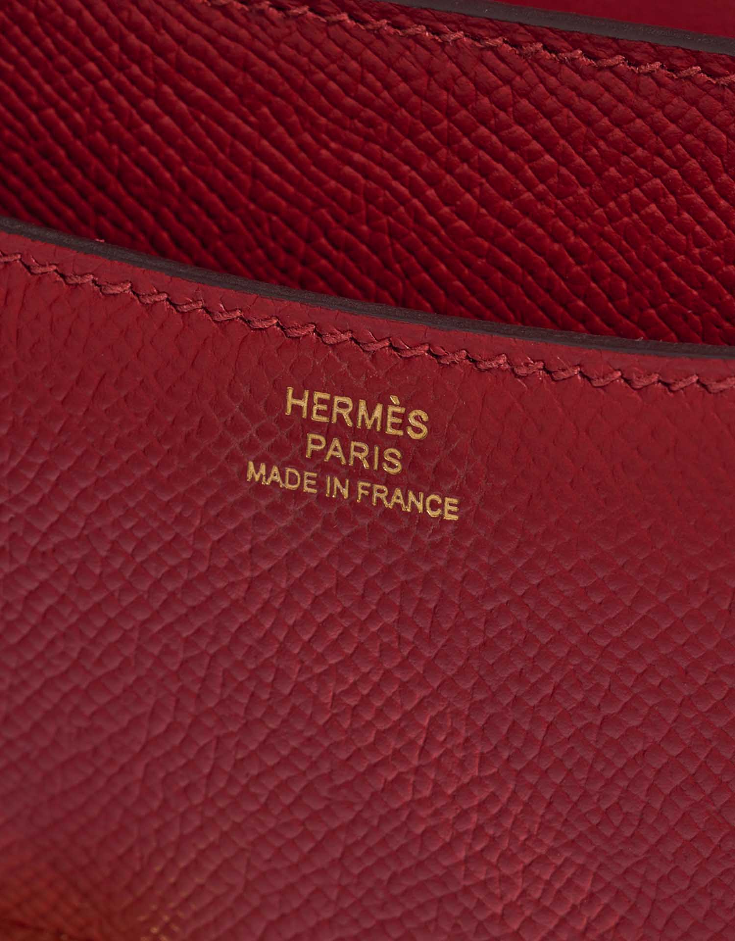 Hermès Constance 18 RougeGrenat Logo | Vendez votre sac de créateur sur Saclab.com