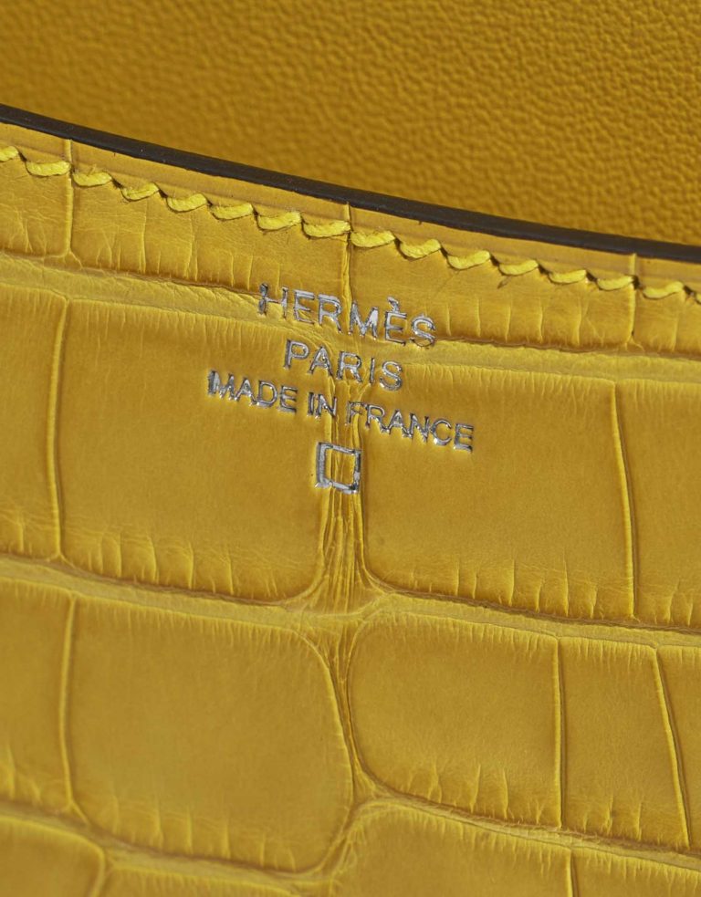 Hermès Constance 18 Mimosa Logo  | Sell your designer bag on Saclab.com