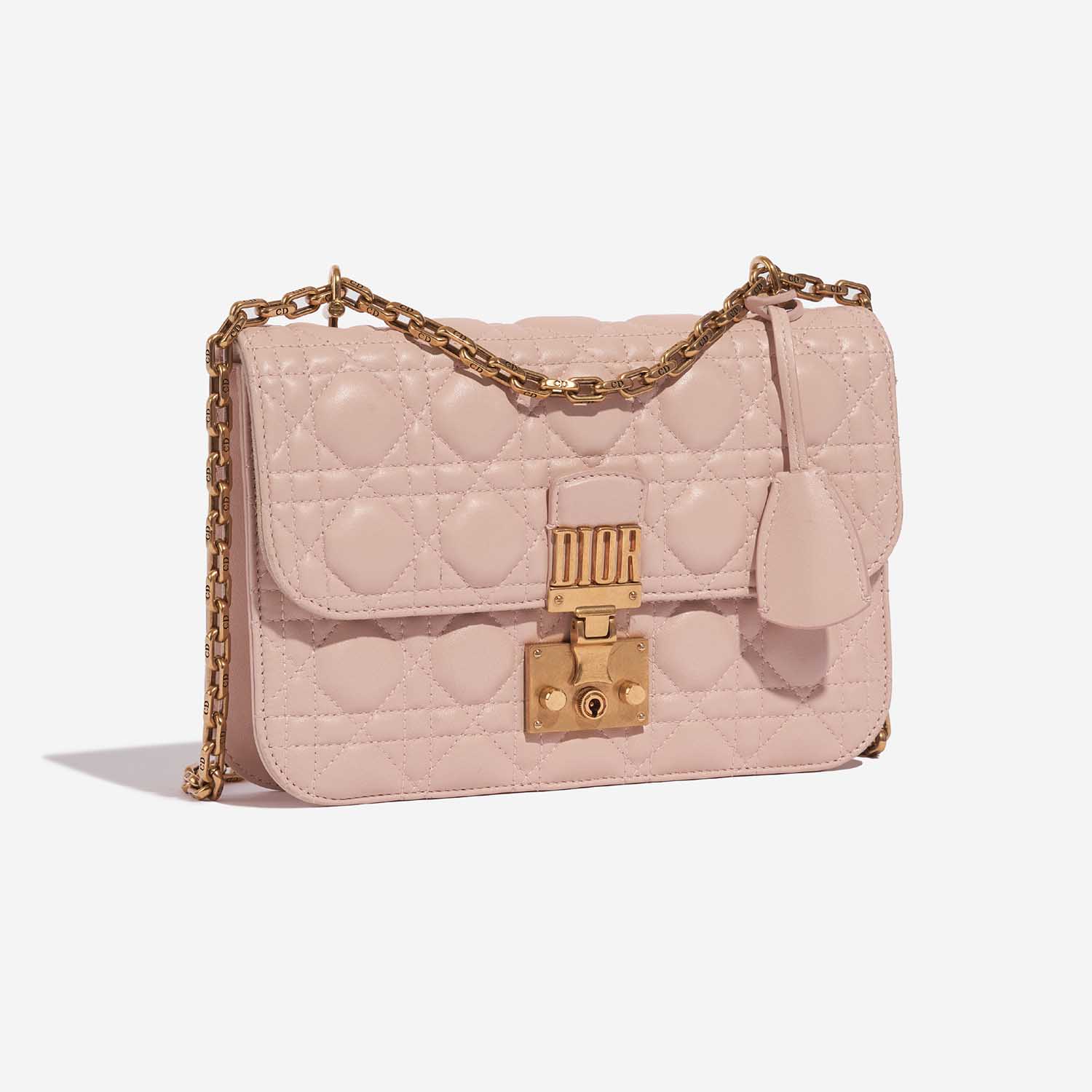 Dior DiorAddict Pink Side Front  | Sell your designer bag on Saclab.com
