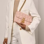 Pre-owned Dior bag Addict Lamb Pink Rose Model | Sell your designer bag on Saclab.com