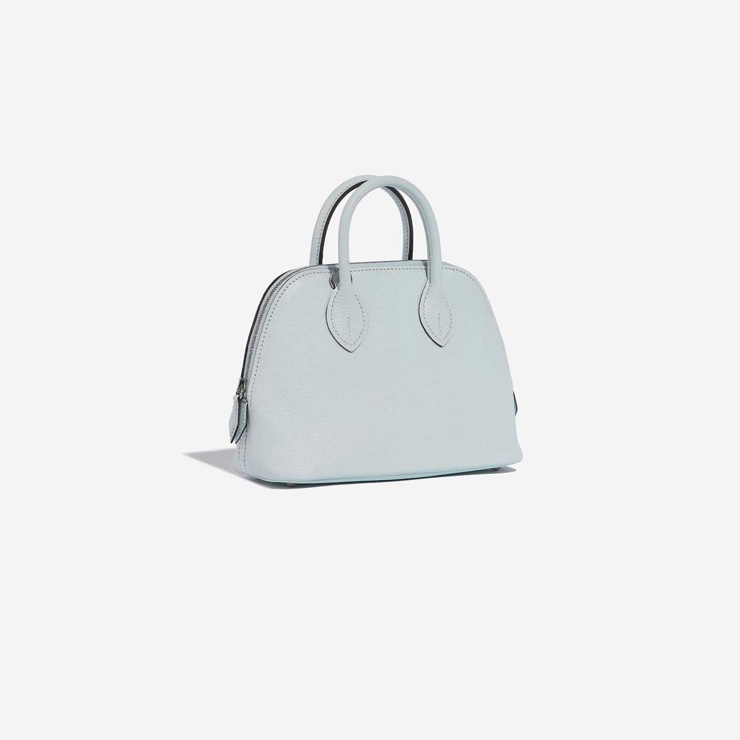 Hermès Bolide Mini20 BlueBrume Side Front  | Sell your designer bag on Saclab.com