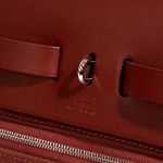 Hermès Herbag 31 EcruBlanc-Framboise-Rouge Logo  | Sell your designer bag on Saclab.com