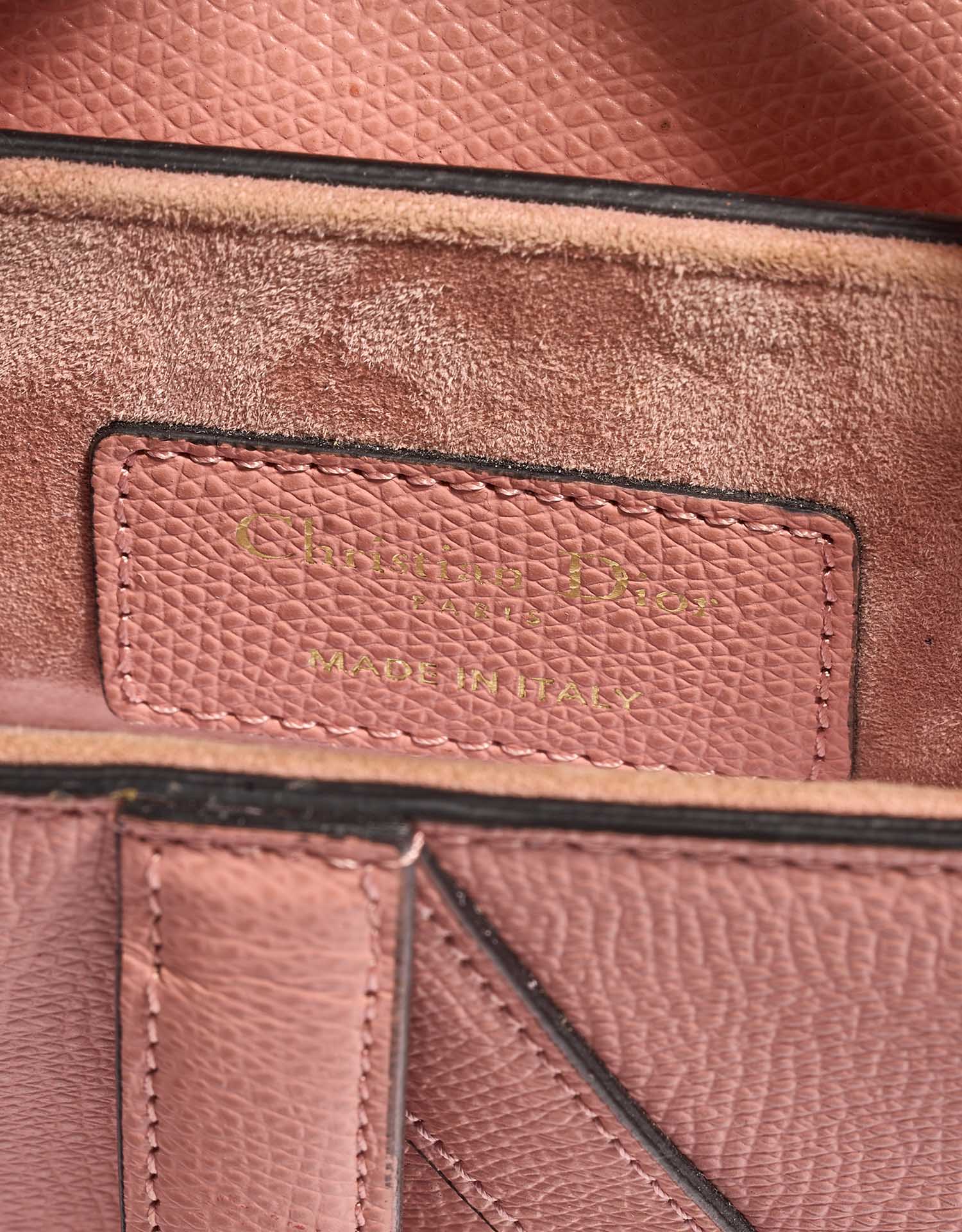 Dior Saddle Mini Pink Logo  | Sell your designer bag on Saclab.com