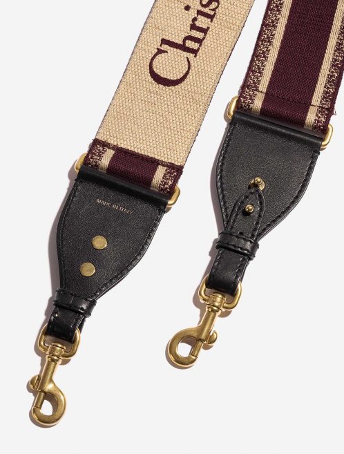 Dior Strap Bordeaux-Beige Closing System  | Sell your designer bag on Saclab.com