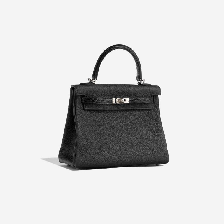 Hermès KellyTouch 25 Black Side Front  | Sell your designer bag on Saclab.com