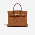 Hermès Birkin 30 Gold Front  | Sell your designer bag on Saclab.com