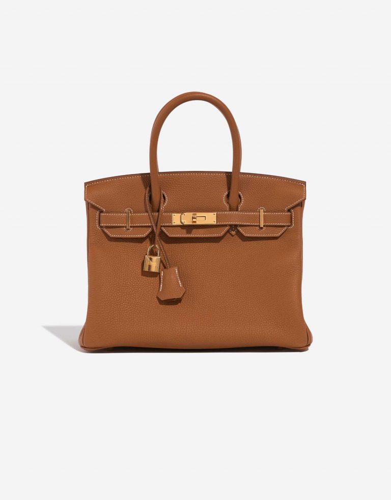 Hermès Birkin 30 Gold Front  | Sell your designer bag on Saclab.com