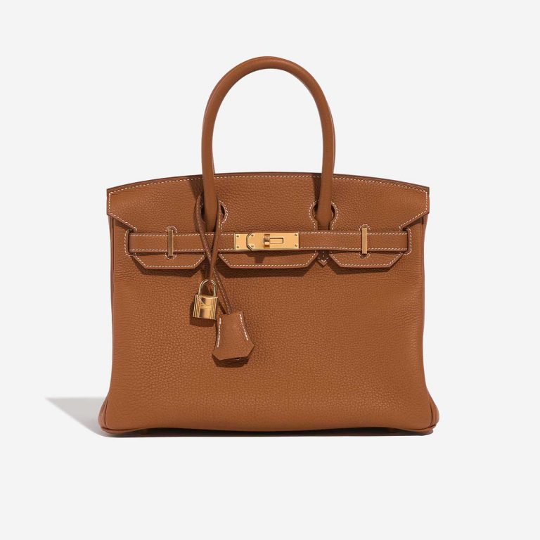 Hermès Birkin 30 Gold Front  | Sell your designer bag on Saclab.com