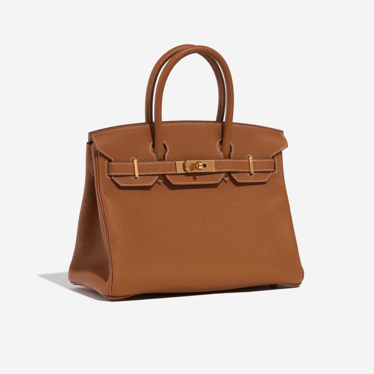 Hermès Birkin 30 Gold Side Front  | Sell your designer bag on Saclab.com