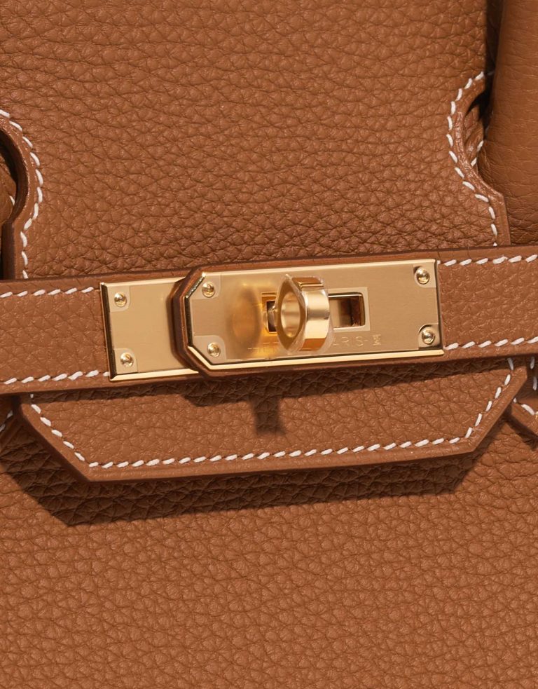 Hermès Birkin 30 Gold Closing System  | Sell your designer bag on Saclab.com