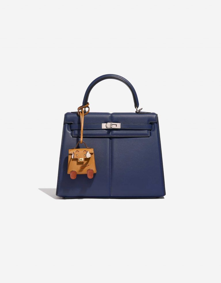 Hermès KellyDollCharm OneSize SableNaturel-Nata-Brique-OrangeH Front  | Sell your designer bag on Saclab.com