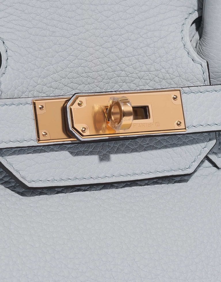 Hermès Birkin 30 BluePale Closing System  | Sell your designer bag on Saclab.com